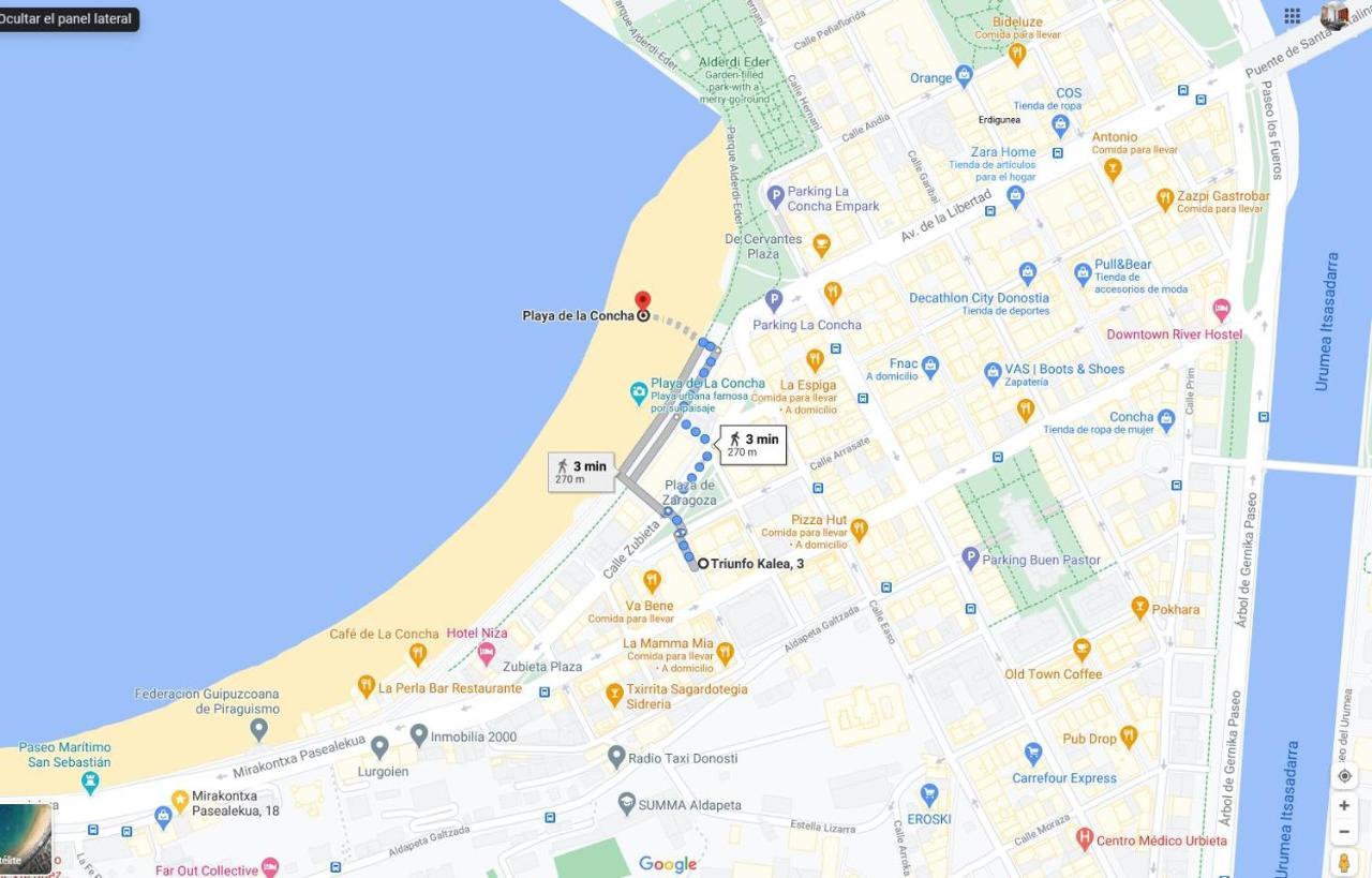 Apartamento Amplio Y Central A Pie De Playa La Concha San Sebastián Kültér fotó
